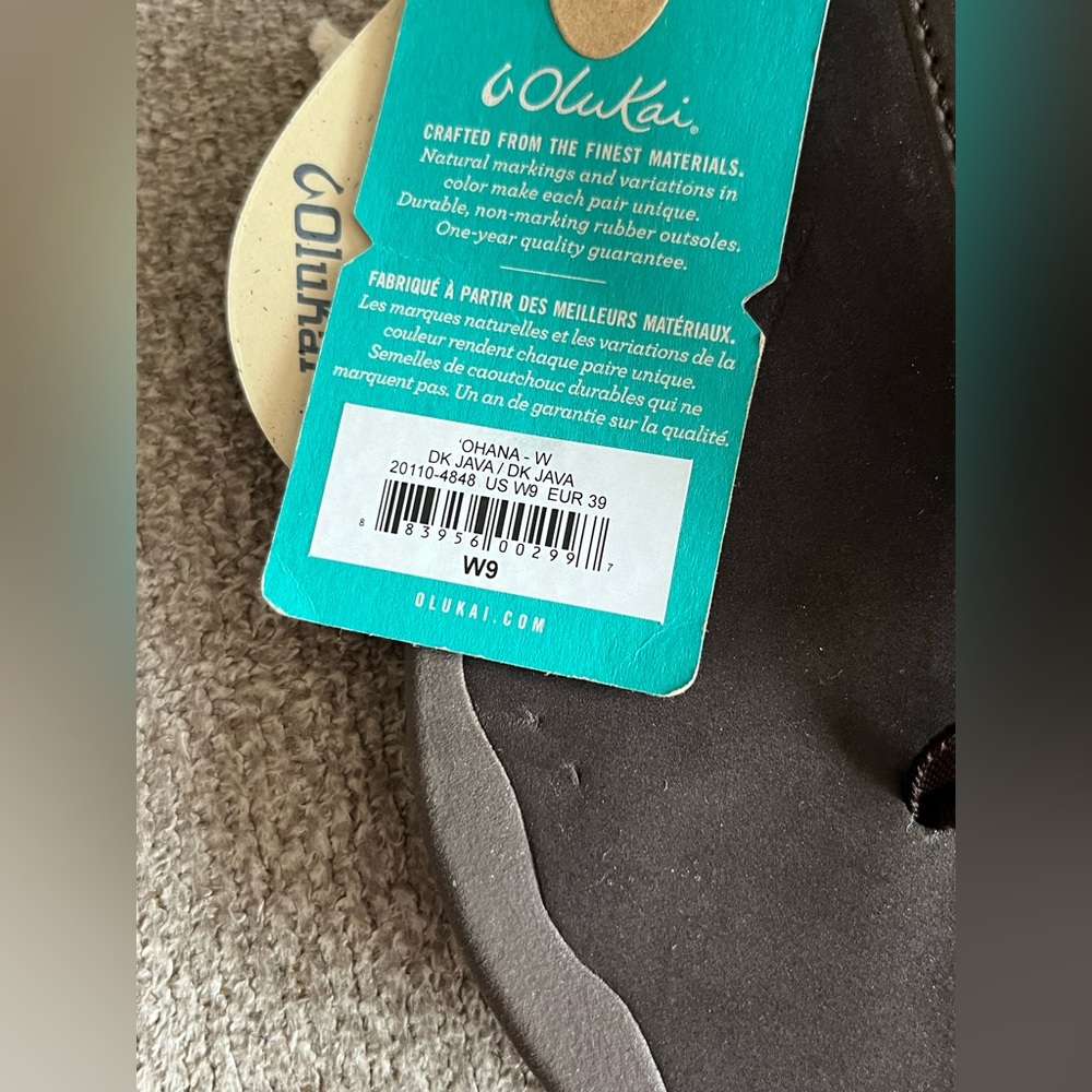 OluKai Women’s Ohana Dk Java/Dk Java Flip Flop Sa… - image 7